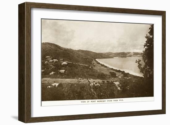 Port Moresby from Paga Hill - Papua New Guinea-null-Framed Photographic Print