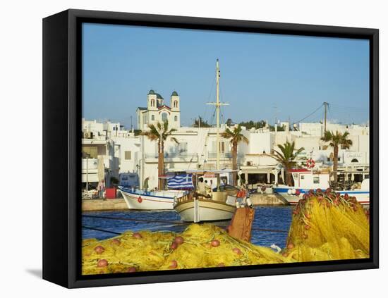 Port, Naoussa, Paros, Cyclades, Aegean, Greek Islands, Greece, Europe-Tuul-Framed Stretched Canvas