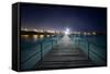 Port Noarlunga After Dark-SD Smart-Framed Stretched Canvas