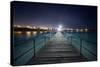 Port Noarlunga After Dark-SD Smart-Stretched Canvas