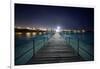 Port Noarlunga After Dark-SD Smart-Framed Photographic Print