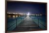 Port Noarlunga After Dark-SD Smart-Framed Photographic Print