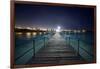 Port Noarlunga After Dark-SD Smart-Framed Photographic Print