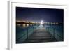 Port Noarlunga After Dark-SD Smart-Framed Photographic Print