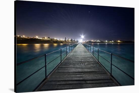 Port Noarlunga After Dark-SD Smart-Stretched Canvas