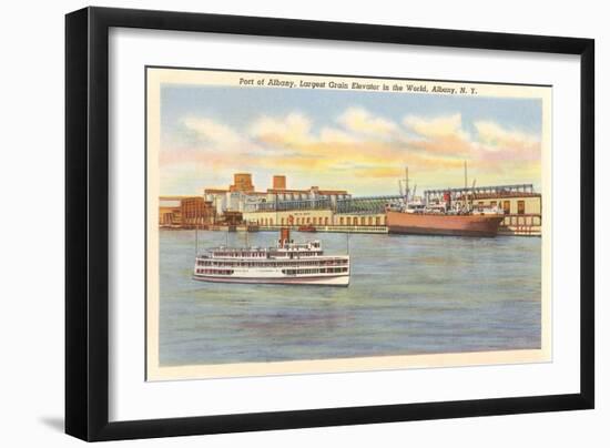 Port of Albany, New York-null-Framed Art Print