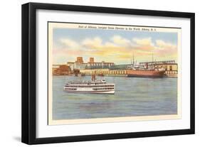 Port of Albany, New York-null-Framed Art Print