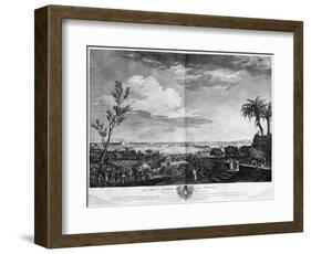 Port of Antibes in Provence, Series of 'Les Ports De France'-Claude Joseph Vernet-Framed Premium Giclee Print