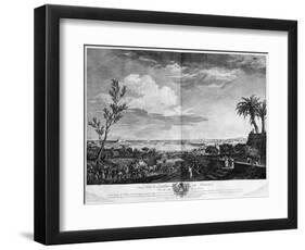 Port of Antibes in Provence, Series of 'Les Ports De France'-Claude Joseph Vernet-Framed Premium Giclee Print