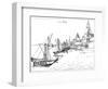 Port of Antwerp in 1520-Albrecht Durer-Framed Giclee Print