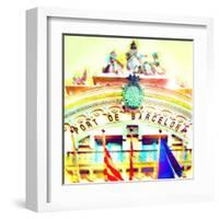 Port of Barcelona, Barcelona-Tosh-Framed Art Print