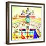 Port of Barcelona, Barcelona-Tosh-Framed Art Print