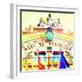 Port of Barcelona, Barcelona-Tosh-Framed Art Print