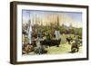 Port of Bordeaux-Edouard Manet-Framed Art Print