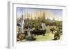 Port of Bordeaux-Edouard Manet-Framed Art Print