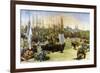 Port of Bordeaux-Edouard Manet-Framed Art Print