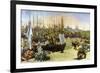 Port of Bordeaux-Edouard Manet-Framed Art Print