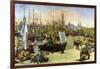 Port of Bordeaux-Edouard Manet-Framed Art Print