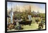 Port of Bordeaux-Edouard Manet-Framed Art Print