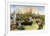 Port of Bordeaux-Edouard Manet-Framed Premium Giclee Print