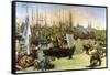 Port of Bordeaux-Edouard Manet-Framed Stretched Canvas