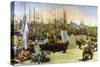 Port of Bordeaux-Edouard Manet-Stretched Canvas