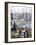 Port of Boston in United States of America-null-Framed Giclee Print