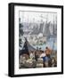 Port of Boston in United States of America-null-Framed Giclee Print