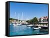 Port of Cavtat, Dubrovnik-Neretva County, Croatia, Europe-Emanuele Ciccomartino-Framed Stretched Canvas