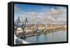 Port of Civitavecchia-lachris77-Framed Stretched Canvas