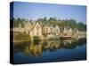 Port of Dinan, La Rance, Brittany, France, Europe-Philip Craven-Stretched Canvas