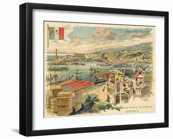 Port of Genoa, Italy-null-Framed Giclee Print