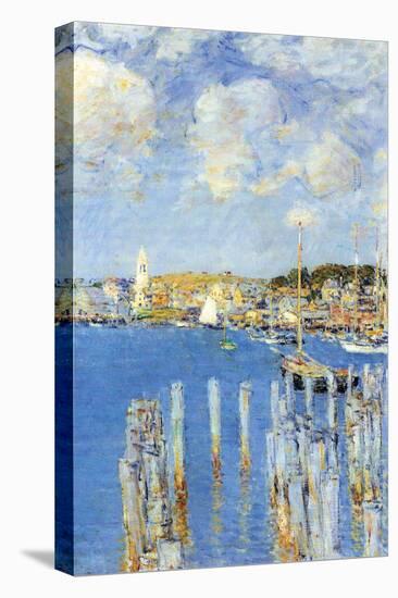 Port of Gloucester Island-Childe Hassam-Stretched Canvas