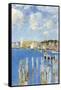 Port of Gloucester Island-Childe Hassam-Framed Stretched Canvas