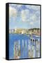 Port of Gloucester Island-Childe Hassam-Framed Stretched Canvas