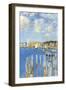 Port of Gloucester Island-Childe Hassam-Framed Art Print
