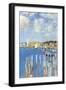 Port of Gloucester Island-Childe Hassam-Framed Art Print