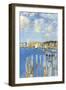 Port of Gloucester Island-Childe Hassam-Framed Art Print