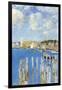 Port of Gloucester Island-Childe Hassam-Framed Art Print