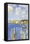 Port of Gloucester Island-Childe Hassam-Framed Stretched Canvas