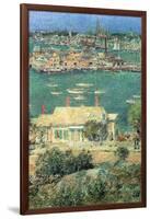 Port of Gloucester-Childe Hassam-Framed Art Print