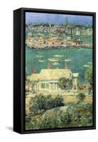Port of Gloucester-Childe Hassam-Framed Stretched Canvas