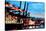 Port of Hamburg with Container Ship-Markus Bleichner-Stretched Canvas