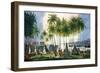 Port of Hanarourou in the Sandwich Islands, from "Voyage Pittoresque Autour Du Monde"-Ludwig Choris-Framed Giclee Print