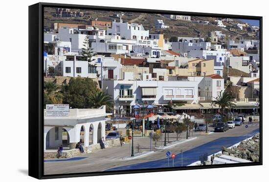 Port of Hora, Tinos Island, Cyclades, Greek Islands, Greece, Europe-Richard-Framed Stretched Canvas