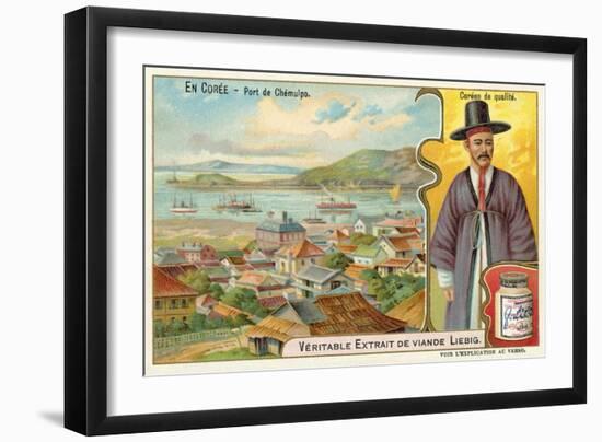 Port of Jemulpo, Korea-null-Framed Giclee Print