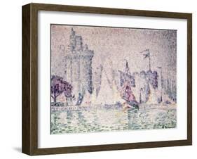 Port of La Rochelle, 1921-Paul Signac-Framed Giclee Print