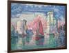 Port of La Rochelle-Paul Signac-Framed Art Print