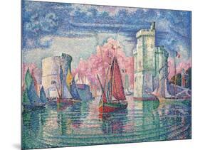 Port of La Rochelle-Paul Signac-Mounted Art Print