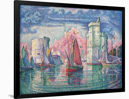 Port of La Rochelle-Paul Signac-Framed Art Print